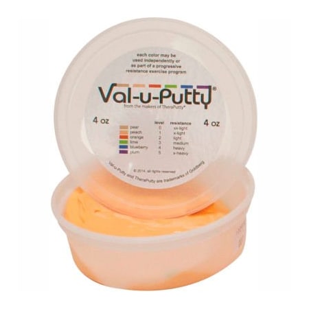 Fabrication Enterprises Val-u-Putty Exercise Putty, Peach, X-Soft, 4 Ounce 738430